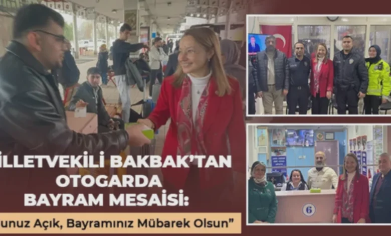 Bakbak bayram ziyareti - Bayram Coşkusu: Bakbak Otogarda Vatandaşlarla Buluştu