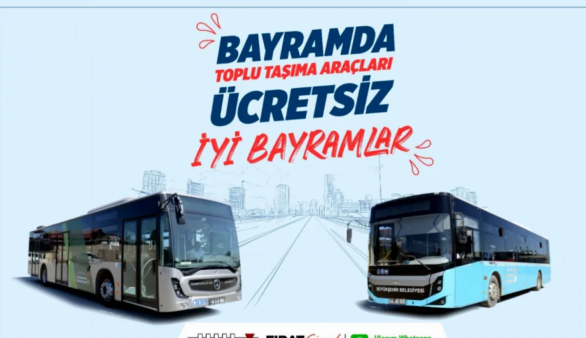 Bayramda Ücretsiz Ulaşım Gaziantep'te!