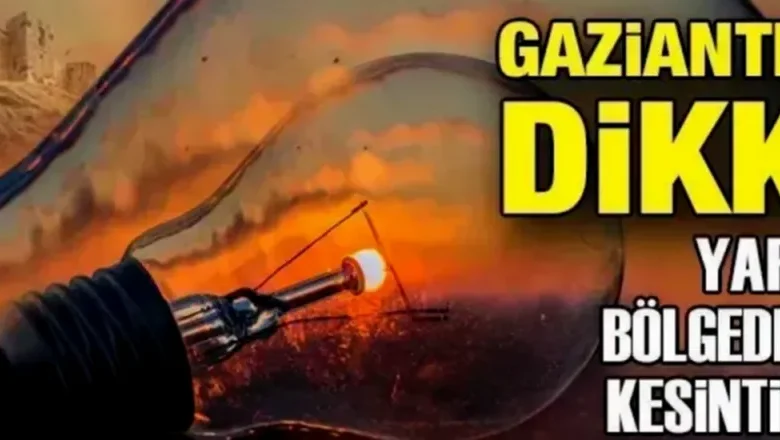 Gaziantep elektrik kesintisi - Elektrik Kesintisi Gaziantep'te Alarm Veriyor