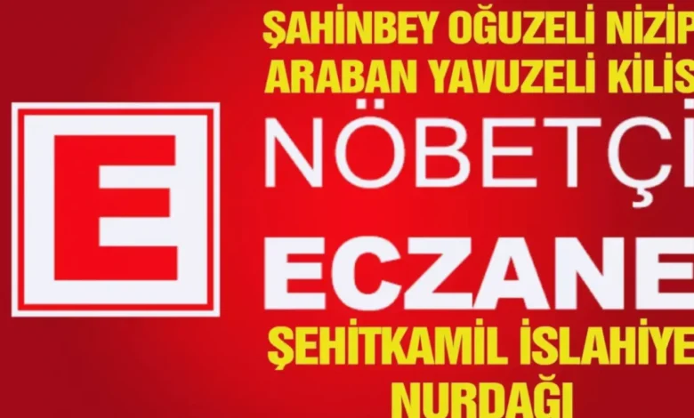 nöbetçi eczaneler - Gaziantep Nöbetçi Eczaneler Açık