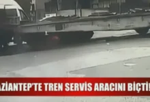 Gaziantep servis tren çarpıştı - Gaziantep servis tren çarpıştı: Ucuz atlattık