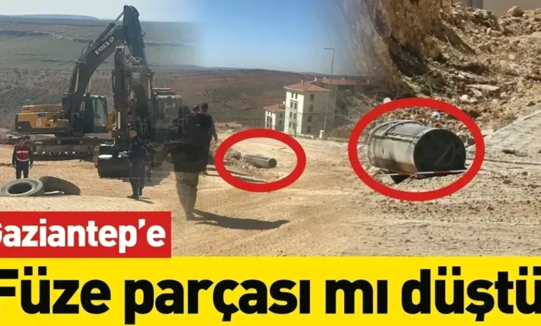 Gaziantep füze parçası - Gaziantep'e Füze Parçası İddiası: Jandarma İncelemede