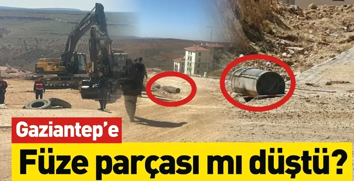 Gaziantep'e Füze Parçası İddiası: Jandarma İncelemede