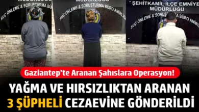 Gaziantep'te aranan şahıslar - Gaziantep'te Aranan Şahıslar: Hapis Cezası Zinciri