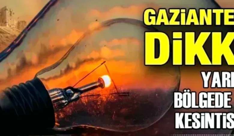 Gaziantep elektrik kesintisi - Gaziantep'te Elektrik Kesintisi Paniği