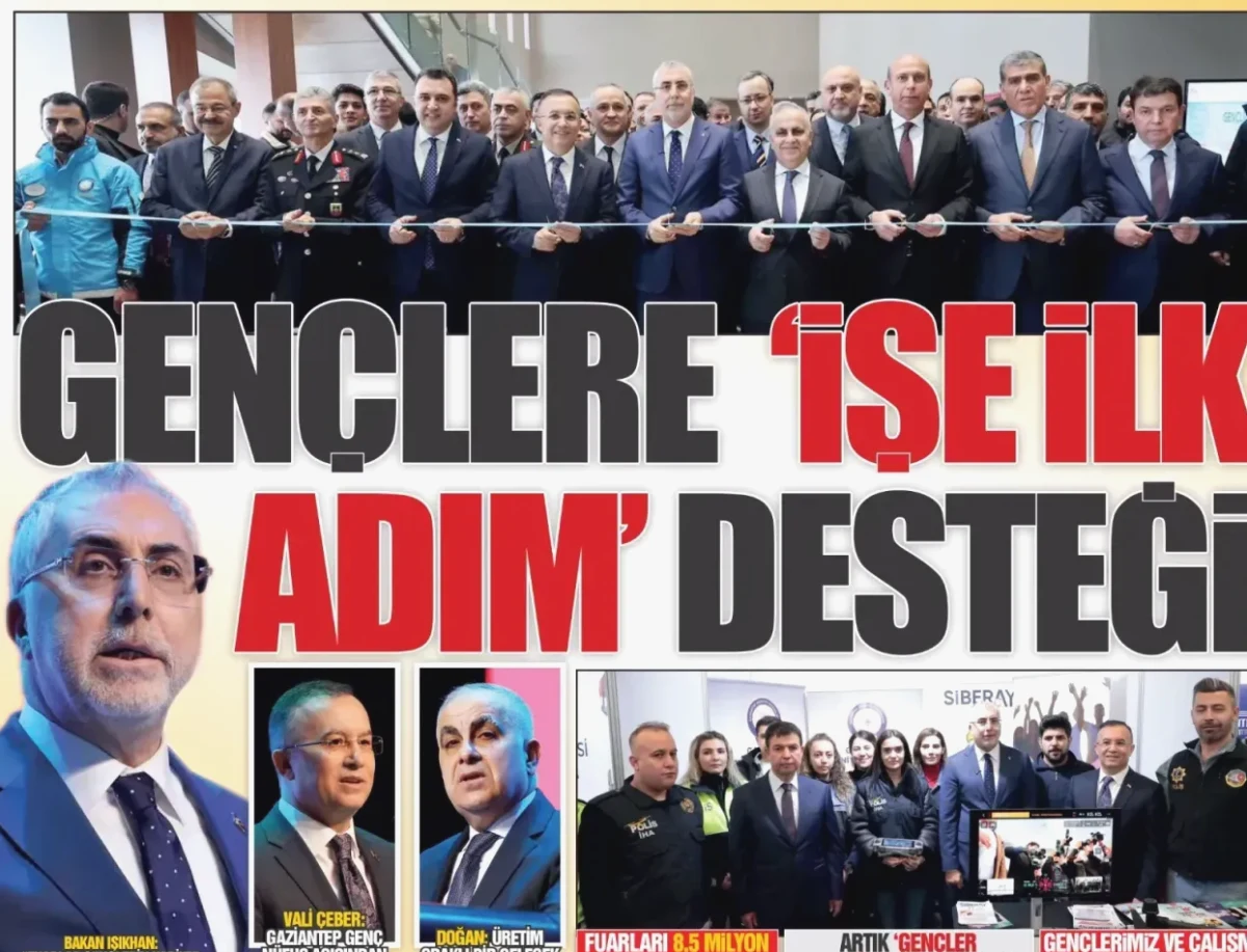Gaziantep'te Gençlere 'İşe İlk Adım' Desteği
