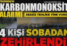 Karbonmonoksit zehirlenmesi - Gaziantep'te Karbonmonoksit Zehirlenmesi Panik Yarattı