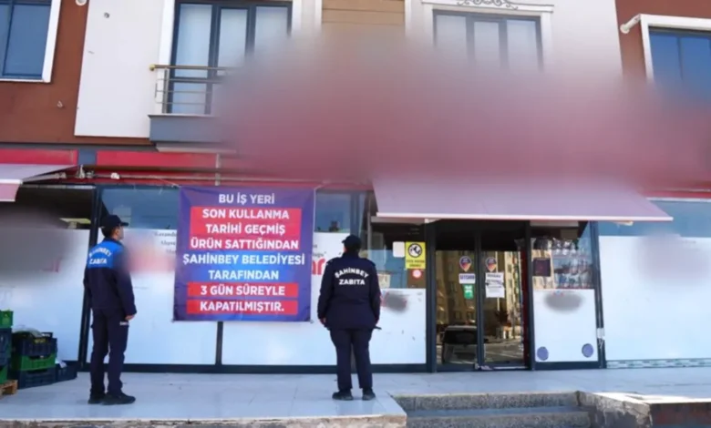 SKT'li ürünler - Gaziantep'te Skandal: SKT'li Ürün Satan Marketler Mühürlendi