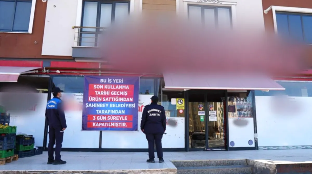 Gaziantep'te Skandal: SKT'li Ürün Satan Marketler Mühürlendi