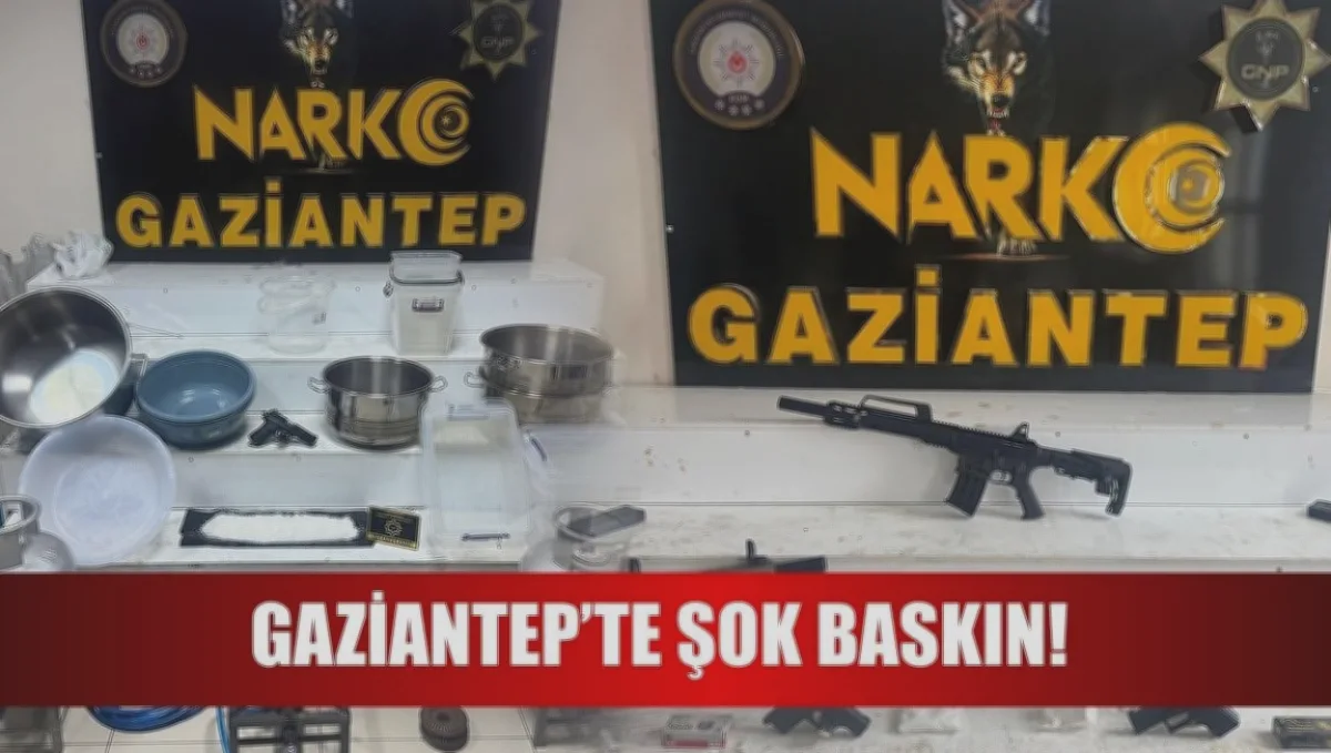 Gaziantep'te Uyuşturucu Operasyonu: Şok Ele Geçirmeler