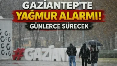 yağışlı hava - Gaziantep'te Yağışlı Hava Etkili Olacak
