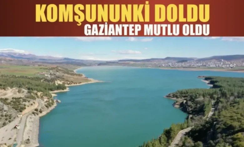 Kartalkaya su - Kartalkaya Doldu: Gaziantep'e Müjde!