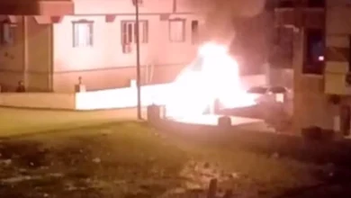 araç yangını - Nizip'te Gece Yarısı Araç Yangını: Gizem Devam Ediyor