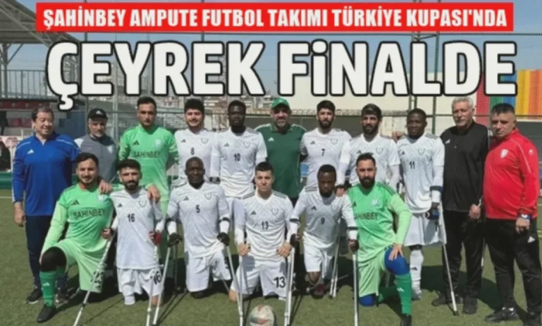 Şahinbey Ampute Gaziantep - Şahinbey Ampute: Şampiyonluk Kupası Gaziantep'e