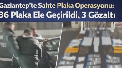 sahte plaka - Sahte Plaka Üretimine Darbe!