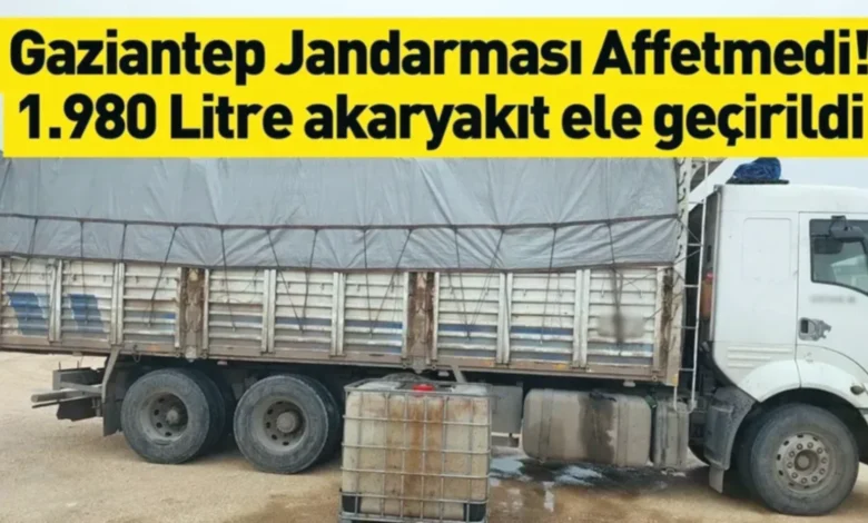 kaçak akaryakıt - Şehitkâmil'de Kaçak Akaryakıt: Jandarmadan Darbe