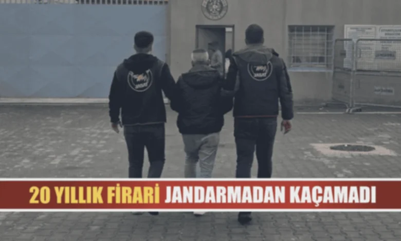 20 yıllık firari - 20 Yıllık Firari Yakalandı: Gaziantep'te Operasyon
