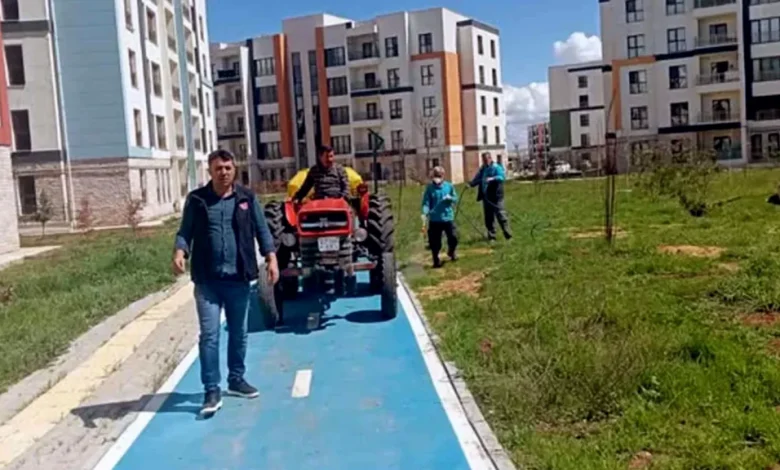 Araban TOKİ haşere - Araban TOKİ'de Haşereye Karşı Savaş