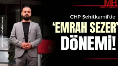 Emrah Sezer CHP - CHP Şehitkamil'de Emrah Sezer dönemi başladı