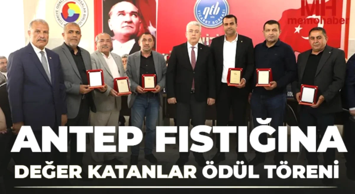 Fıstık Ustalarına Vefa: Gaziantep'te Gurur Gecesi