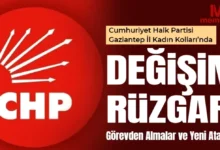 Gaziantep CHP Kadın Kolları - Gaziantep CHP Kadın Kollarında Sürpriz Değişiklik