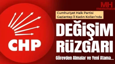 Gaziantep CHP Kadın Kolları - Gaziantep CHP Kadın Kollarında Sürpriz Değişiklik