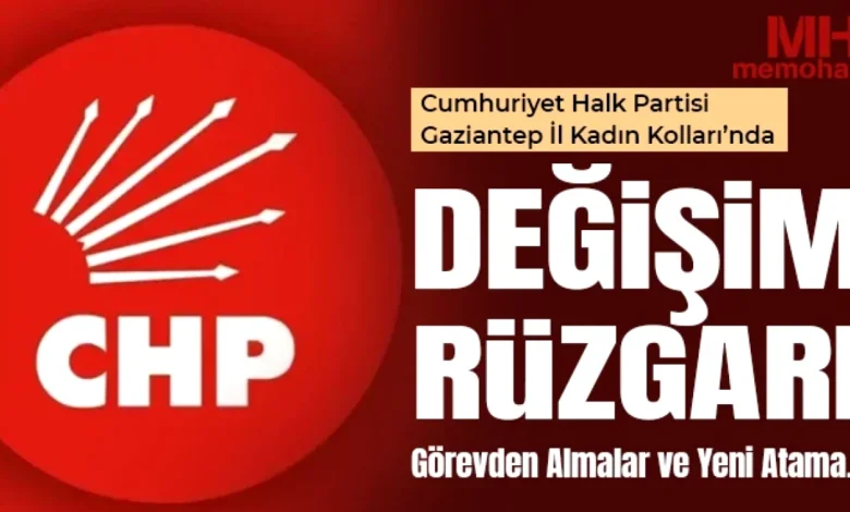 Gaziantep CHP Kadın Kolları - Gaziantep CHP Kadın Kollarında Sürpriz Değişiklik