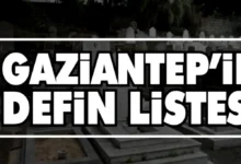 Gaziantep defin - Gaziantep defin listesi: 20 can uğurlandı