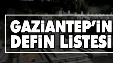 Gaziantep defin - Gaziantep defin listesi: 20 can uğurlandı