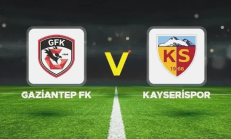 Gaziantep FK Kayseri - Gaziantep FK, Kayseri'yi 3-0 Yendi