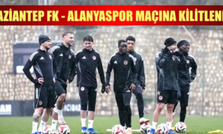 Gaziantep FK taktik - Gaziantep FK Taktik Yaptı: Mujakic Yok