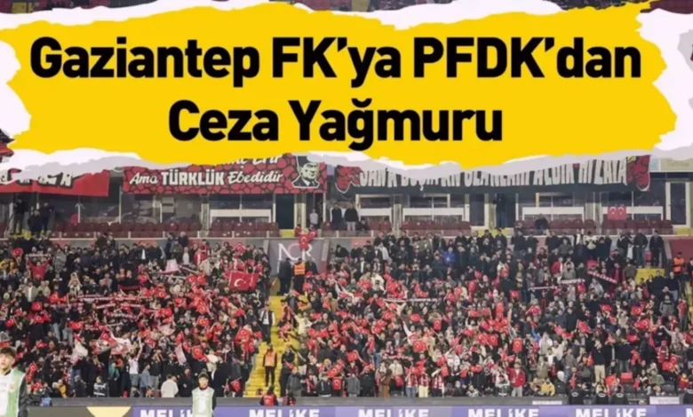 Gaziantep FK ceza - Gaziantep FK'ya Ağır Ceza: 620 Bin TL