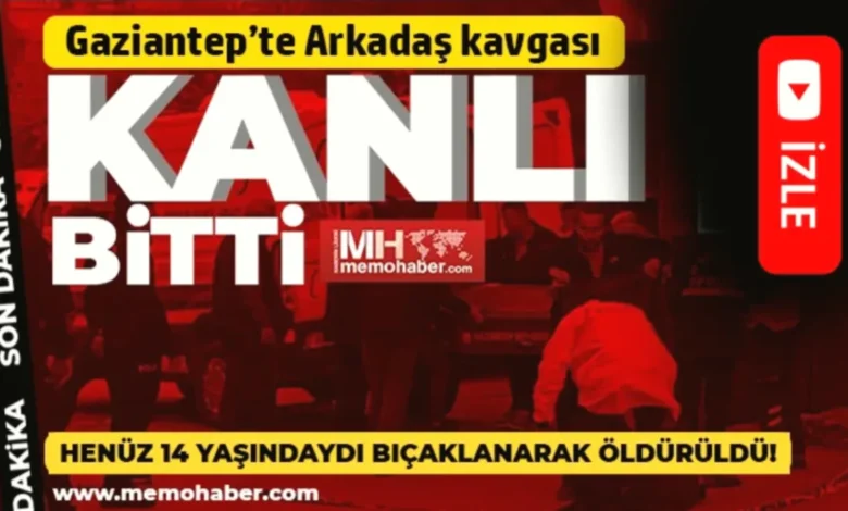 Genç kavga - Gaziantep Gençlik Merkezi Yanı: 14 Yaş Hayatını Kaybetti