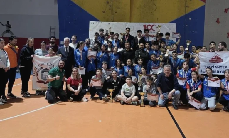 tırmanış yarışı - Gaziantep Tırmanış Heyecanı: Zirveye Genç Sporcular