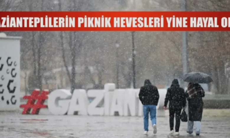 Gaziantep yağışlı hava - Gaziantep Yağışlı Havaya Giriyor
