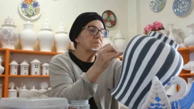 Gaziantep çini kadınlar - Gaziantep'te Çini Sanatı Kadınlarla Yeniden Doğuyor