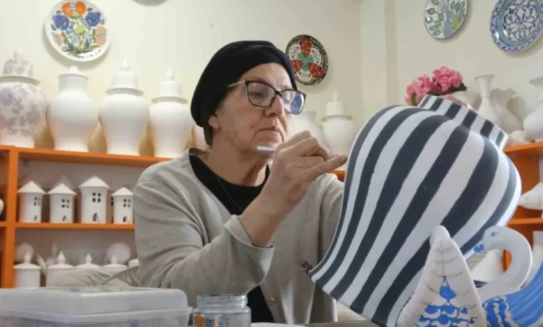 Gaziantep çini kadınlar - Gaziantep'te Çini Sanatı Kadınlarla Yeniden Doğuyor