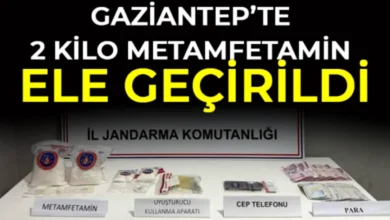 narko'ya darbe - Gaziantep'te Narko'ya Darbe: 2 Kilo Metamfetamin