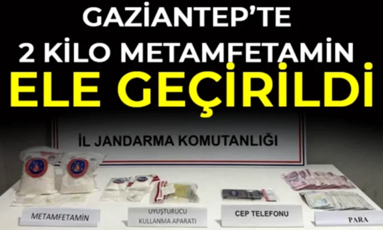 narko'ya darbe - Gaziantep'te Narko'ya Darbe: 2 Kilo Metamfetamin