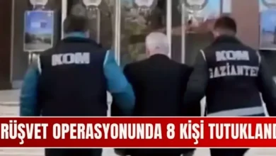 rüşvet operasyonu - Gaziantep'te Rüşvet Ağı Çökertildi