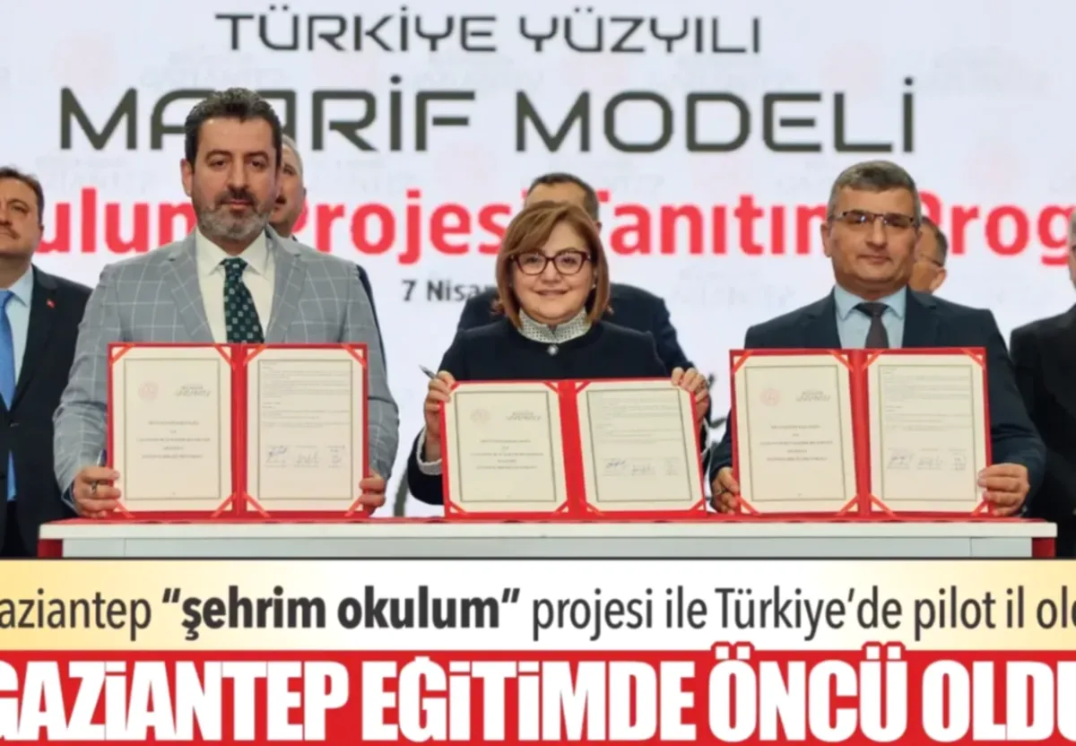 Gaziantep'te Şehrim Okulum İle Eğitim Yeniden Tanımlanıyor