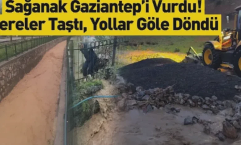 Gaziantep yağmur mağdur - Gaziantep'te Yağmur Çilesi: 150 Ev Mağdur