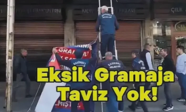 Gramaj Hilesi - Gramaj Hilesine Sert Darbe