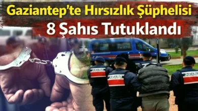 hırsızlık olayları - Hırsızlık Zanlıları: Gaziantep'te Şok Tutuklamalar