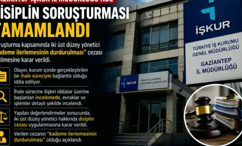 İŞKUR ihale cezası - İŞKUR İhale Cezası: Müdür ve Yardımcısına Şok