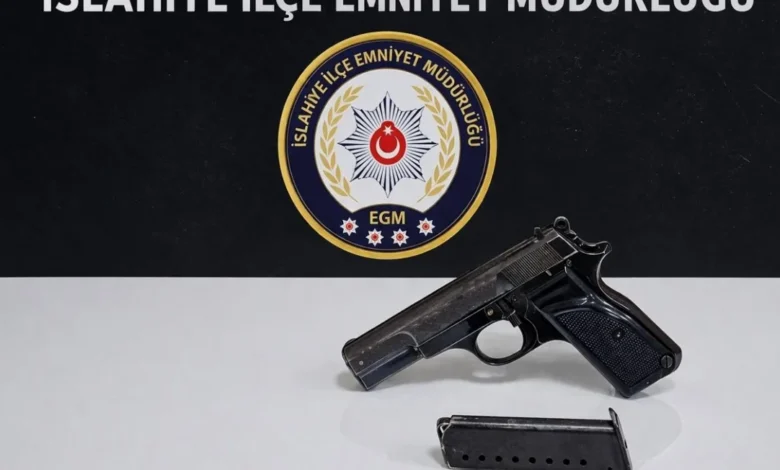 ruhsatsız silah - İslahiye'de Ruhsatsız Silah: 1 Gözaltı