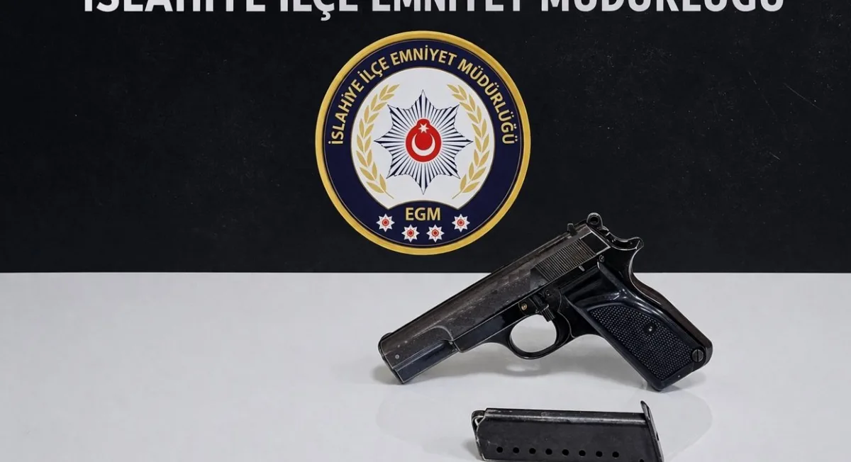 İslahiye'de Ruhsatsız Silah: 1 Gözaltı