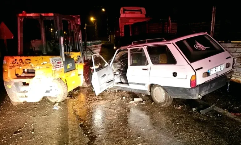 forklift kazası - Karkamış'ta Forklift Kazası: 4 Yaralı