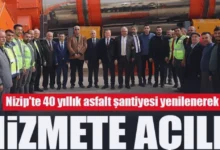 Nizip asfalt şantiyesi - Nizip'te 40 Yıllık Asfalt Şantiyesi Yeniden Canlandı