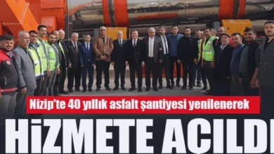 Nizip asfalt şantiyesi - Nizip'te 40 Yıllık Asfalt Şantiyesi Yeniden Canlandı